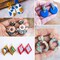 Polymer Clay Earring Making Kit with 3-Layer Storage Box, 30 Clay Earring Cutters, 24 Colors Clay, 8 Circle Cutters, Clay Tools and Earring Accessories for Clay Earrings Jewelry Making